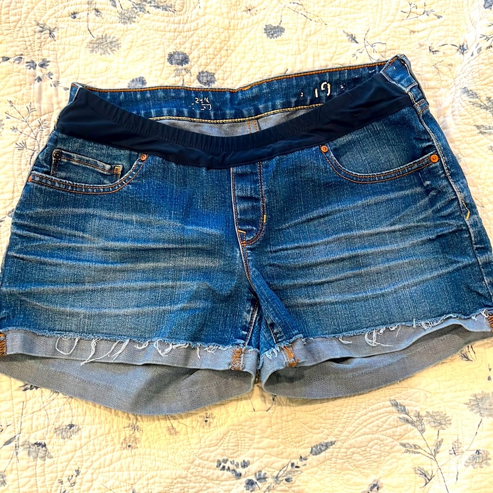 Gap maternity slim shorts denim 28/6